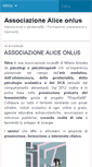 Mobile Screenshot of aliceonlus.org